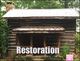 Historic Log Cabin Restoration  Stillmore, Georgia